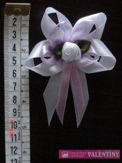 svadobné pierko bielo fialové-lila